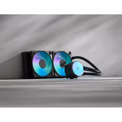 Fractal Design Radius 240 RGB Black Processor All-in-one liquid cooler 12 cm 1 pc(s) - Additional view 2