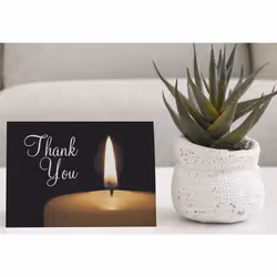 Funeral Thank You Cards - Sympathy Bereavement Thank You Cards With Envelopes - Message Inside (25  Religious)