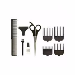 WAHL GROOMEASE100 SERIES 10 PIECE SET HAIR CLIPPER SHAVER UK SELLER BURGUNDY