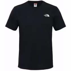New Men's The North Face Simple Dome Cotton Logo Sports T-Shirt Tee Shirt Top - Black, L