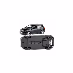 1:36 VW Golf GTI Model Car Metal Diecast Toy Pull Back Black