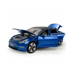 1:32 Tesla Model 3 Alloy Car Model Kids Gift Blue