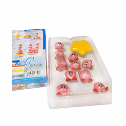 6pcs/1set Star Kirby 's Dream Land Cute Cartoon Action Figure Kids Toy Doll Gift