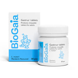Gastrus Advanced Probiotic Chewable for Gut Health, Dual Strains of Patented Lactobacillus Reuteri, Premium Bacterial