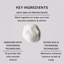 SACHAJUAN Thickening Hair Conditioner  Volumizing  Heat & UV Protectants  Shine & Smooth Volume  Paraben-Free  33.5 fl oz