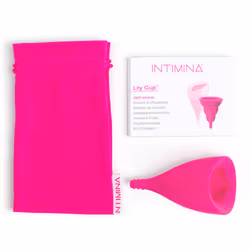 Intimina Lily Cup B, Thin Menstrual Cup with up to 8 Hours Use