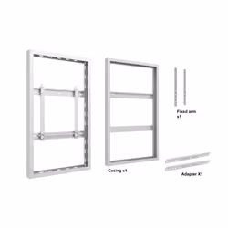 Multibrackets M Pro Series Enclosure 50" Wall Slim Medium White - Additional view 4