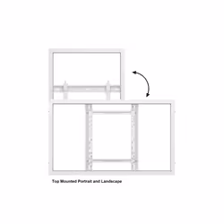 Multibrackets M Pro Series Enclosure 50" Wall Slim Medium White - Additional view 6