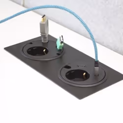 Kondator 935-PF02B mounting kit Black Metal