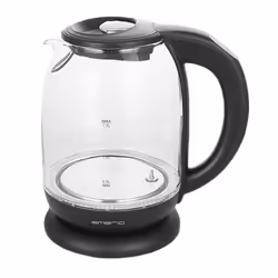 Emerio WK-119255, 2200 W, Black, Transparent, Adjustable thermostat, Water level indicator, Keep warm function