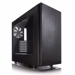 Fractal Design Define S - Window, Midi Tower, PC, Black, ATX, micro ATX, Mini-ATX, 18 cm, 45 cm