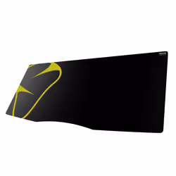 Mionix Sargas XL, Black, Yellow, Image, Microfibre, Rubber, Non-slip base, Gaming mouse pad