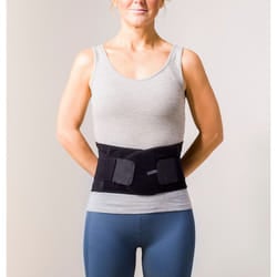 Swedish Posture Stabilize Lumbar Back Belt Black