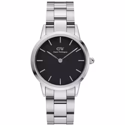 Daniel Wellington Iconic Link, Silver Watch, 32mm, Stainless Steel, for Women