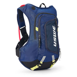 USWE Moto Hydro 12L Hydration Pack with 3.0L/ 100oz Water Bladder  a High End  Bounce Free Backpack for Enduro and Off-Road Motorcycle  Black Blue