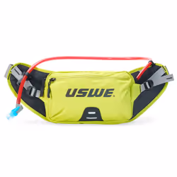 USWE Zulo Hydration Hip Pack - with Organizer and Side Pockets Bounce Free Hip Belt 2L Yellow