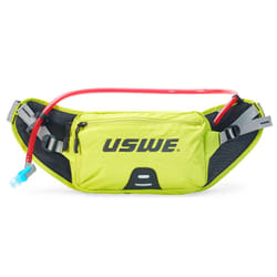 USWE Zulo Hydration Hip Pack - with Organizer and Side Pockets  Bounce Free Hip Belt 2L  Yellow