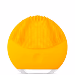 Foreo Luna Mini 2, Pulsation, Yellow, Universal skin, Battery, Built-in battery, 80 mm