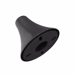 Multibrackets M Pro Series - Floor To Ceiling Wall Plate Black, Base, Black, Plastic, Steel, 90 kg, Ceiling/Floor, M Pro Seri ...