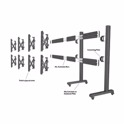 Multibrackets M Pro Series - Rail Extension - Additional view 4