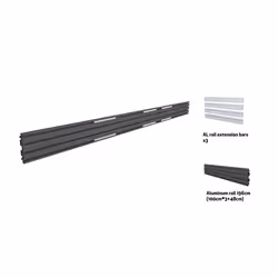 Multibrackets M Pro Series - Triple Screen Rail 348cm Black