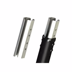 Multibrackets M Pro Series - Internal Pole Joiner, Extension tube connector, Black, Steel, 30 kg, M Pro Series, 500 g