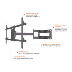 Multibrackets M Universal Long Reach Arm 1010mm HD, Single - Additional view 8