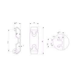 Multibrackets M Pro Series - Cable Management Clip 6-pack - Additional view 8