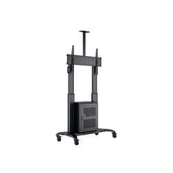 Multibrackets M Public Floorstand Dual Pillar 180 HD with AV Cabinet