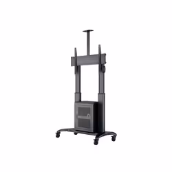 Multibrackets M Public Floorstand Dual Pillar 180 HD with AV Cabinet