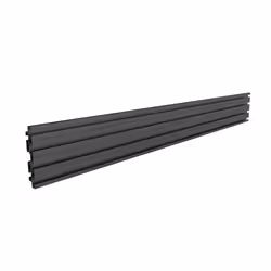 Multibrackets M Pro Series - Single Screen Rail 100cm Black, Rail, Black, Aluminium, Wall/Pole, 2 kg, 1000 mm