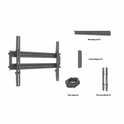 Multibrackets M Pro Series - Dual Pole bracket 800X600 - Additional view 7