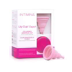 Intimina Lily Cup Compact A, Small Menstrual Cup with Flat-fold Design