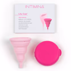 Intimina Lily Cup Compact A, Small Menstrual Cup with Flat-fold Design