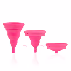 Intimina Lily Cup Compact B, Small Menstrual Cup with Flat-fold Design - Additional view 4