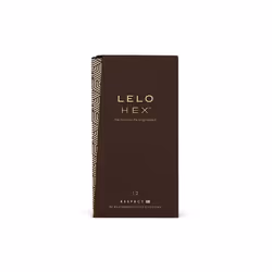 LELO Respect XL, Male condom, Smooth, Brown, Latex, XL, 58 mm