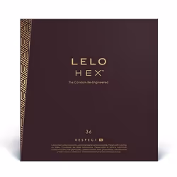 LELO Respect XL, Male condom, Smooth, Brown, Latex, XL, 58 mm