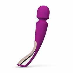 LELO Smart Wand 2 Medium, Wand vibrator, Clitoral stimulation, Rose, Acrylonitrile butadiene styrene (ABS), Silicone, Curved, ...