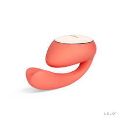 LELO IDA Wave - App Connected Couples Massager - Coral Red