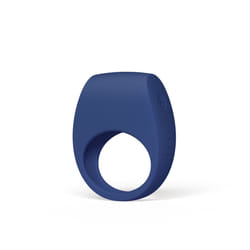 LELO TOR 3 Vibrating Penis Ring Cock Ring App Connected Adult Toy For Man and Woman With 8 Pleasure Settings For Enhanced Sensation, Base - Base Blue