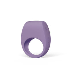 LELO TOR 3 Vibrating Penis Ring Cock Ring App Connected Adult Toy For Man and Woman With 8 Pleasure Settings For Enhanced Sensation, Bas - Violet Dusk