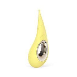 LELO DOT Cruise High Frequency Clitoral Vibrator With Elliptical Motion 8 Pinpoint Vibrator with Cruise Control Technology, Female Sex - Lemon Sorbet