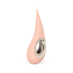 LELO DOT Cruise High Frequency Clitoral Vibrator With Elliptical Motion 8 Pinpoint Vibrator with Cruise Control Technology, Female Sex - Peach Please