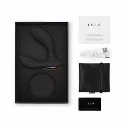 LELO HUGO 2 Remote Prostate Vibrator, Male Sex Toy for Men, Wireless Prostate Massager with Intense Vibrations, Discreet Mens Vibrator, Premiu - Black