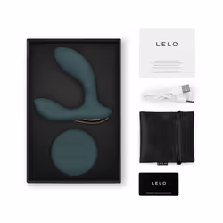 LELO HUGO 2 Remote Prostate Vibrator, Male Sex Toy for Men, Wireless Prostate Massager with Intense Vibrations, Discreet Mens Vibrator, Premiu - Green