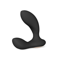 LELO HUGO 2 Prostate Vibrator is Advanced Male Sex Toy with Bluetooth App, Prostate Massager with 16 Settings, Waterproof & Rechargeable Sex T - Black