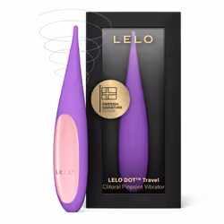 LELO DOT Travel Female Petite Clitoral Vibrator, Mini Vibrator With Figure Eight Motion, Discreet Vibrator with 8 Pleasure Se ...
