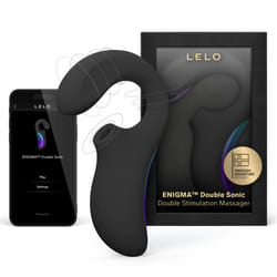 LELO ENIGMA Double Sonic Female Triple Stimulation Massager With Bluetooth App - Black