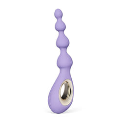 LELO SORAYA Beads Vibrating Anal Beads Massager With Bow-Motion Technology and 8 Vibrating Patterns, Adult Anal Toys, Black - Violet Dusk