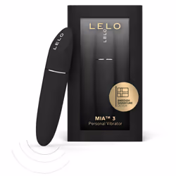 LELO MIA 3 Female Personal Massager, Mini Vibrator Quiet With 8 Pleasure Settings And an Updated Petite Design - Black